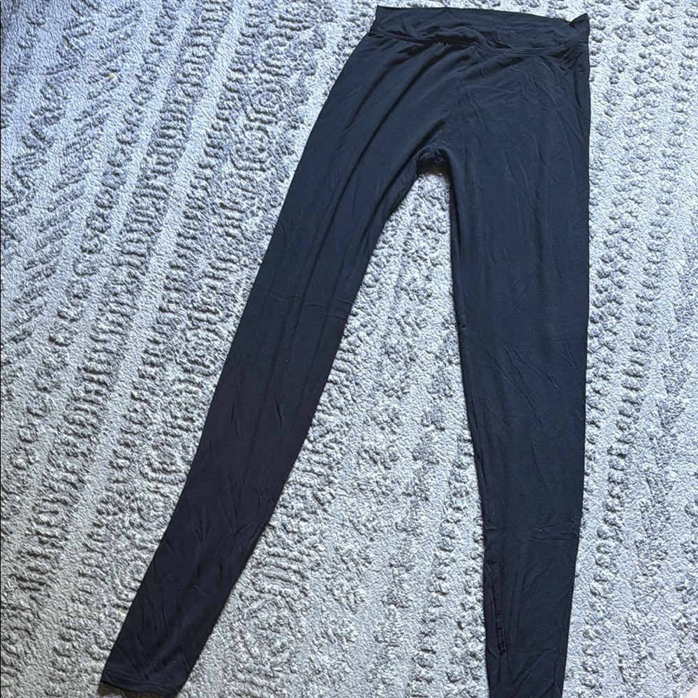 Cuddl Duds Soft Black Leggings